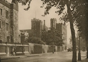 ランベス宮殿、7世紀のカンタベリー大司教の住居、c1935。