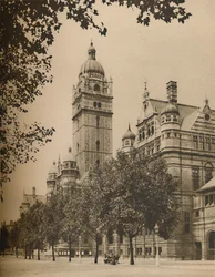 ロンドン大学が帝国研究所と四半期を共有している場所、c1935。