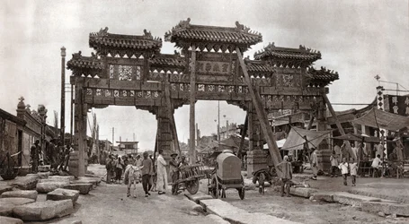 北京旧市街の通り