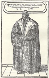 ポーランドとロシアの駐在大使ジークムント・フォン・ヘルバーシュタイン男爵の肖像、1559年