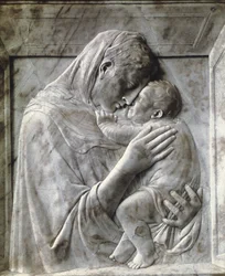 A Madonna Pazzi (Virgem e Menino), c1417-18 (mármore)