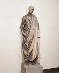 預言者ハバクク（Lo Zuccone）、1423-36年頃（大理石）
