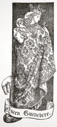 「グィネヴィア女王」、1905 年。