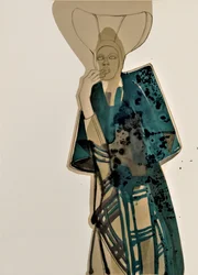 物思いにふけるファッション・スタディ