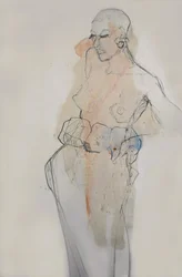 穏やかな女性の姿