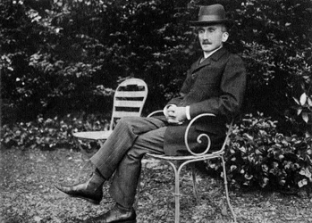 アンリ・ベルクソン、1905年頃（モノクロ写真）