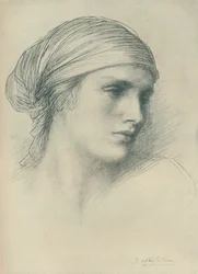 頭の研究、c1916