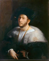 男の肖像、チェーザレ・ボルジアの肖像 - 男の肖像、チェーザレ・ボルジアの肖像としても知られる。