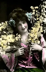 Madge Lessing 1866-1932、ドイツの女優、20世紀初頭。