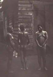 3人のマダガスカル女性（プレート30）1863年（写真）