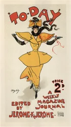 Journal To-Day、Jerome K. Jeromeポスター編集、1895