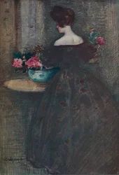 牡丹、c1887-1906、1906。