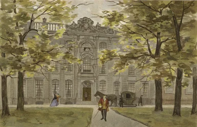 18世紀半ばにかなりのオランダの住居