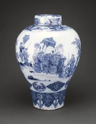 カバー付き花瓶、1678-80
