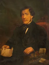 ジェームズ・ファーン・ウェブスターの肖像、1862年。