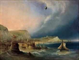 最初の気球による英仏海峡横断（1785年1月7日