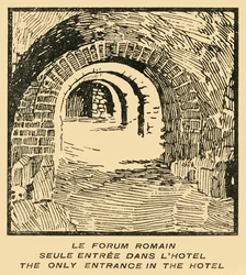 「Le Forum Romain Seul Entree」Dans L