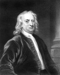 アイザックニュートン、イギリスの数学者、天文学者、物理学者、1818年。