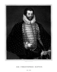 クリストファーハットン卿、イギリスの政治家、1827年。
