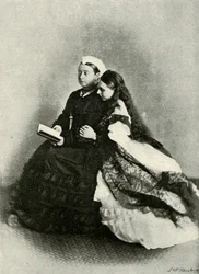 ベアトリス王女との陛下、1871年4月、c1897。