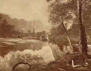 モスキート・キャンプからのヨセミテ渓谷、No.22,1872（写真）