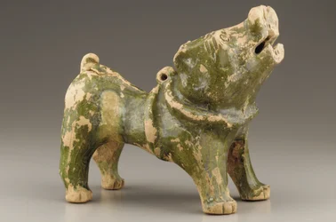 吠える犬の墓図、1〜3世紀初頭（セラミック）