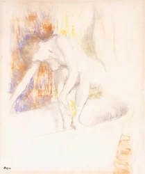 入浴後、1890-1900