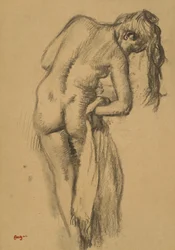 入浴後、1891-92年