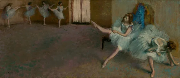 バレエの前、1890年1892年。