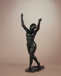 前進するダンサー、腕を上げる、c. 1882-1898キャストc。 1919-1931。