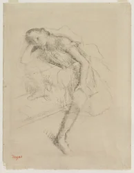 ダンサーアットレスト、c。 1895