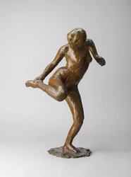 右足の裏を見るダンサー、1882～1895年