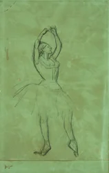 腕を上げるダンサー