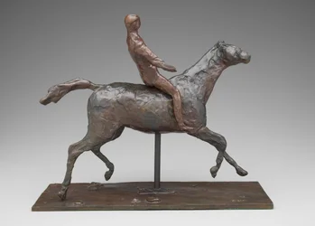 馬とライダー、1900年頃（ブロンズ）