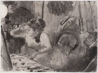 親密さ、c。 1877-80（黒のモノタイプ）
