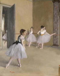 ルペレティエ通りのオペラ座のホワイエ