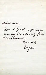 アーティストからベルトモリゾへの手紙（1841〜95年）