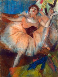 着席ダンサー、1879-1880。