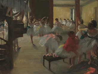 ダンスクラス、c。 1873年。
