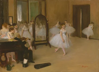 ダンスクラス、ca。 1870。
