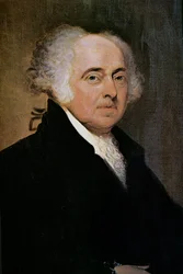 ジョン・アダムス大統領（1735-1826）（カラーリトグラフ