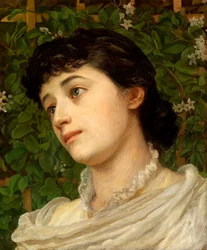 The late Mrs Charles Stuart-Wortley（油彩、紙、リネン