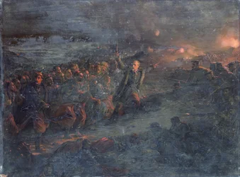 モネ将軍によるセリンヒンスク要塞への攻撃、2月24日
