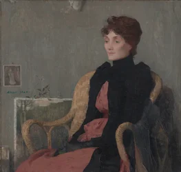 女性の肖像、1891年