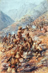 第 35 (シーク) ベンガル歩兵連隊、マラカンド野戦軍、部族民による攻撃を撃退