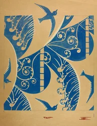 タウト、1930年頃（紙にガッシュ）