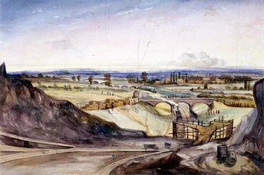 ハムステッドの全景、ロンドン、1837年