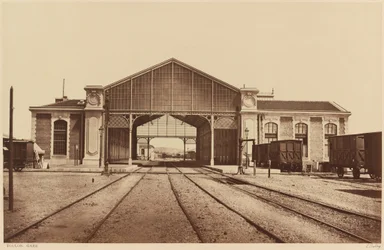 トゥーロン、駅（Toulon, Gare）、1861年またはそれ以降（写真）