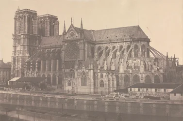 ノートルダム、パリ、1852-1853。