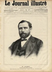 1892年のエミール・ルベ（1836-1929）（評議会議長、内務大臣） 1892年の「The Illustrous Journal」に掲載されたナヴェリエの版画版